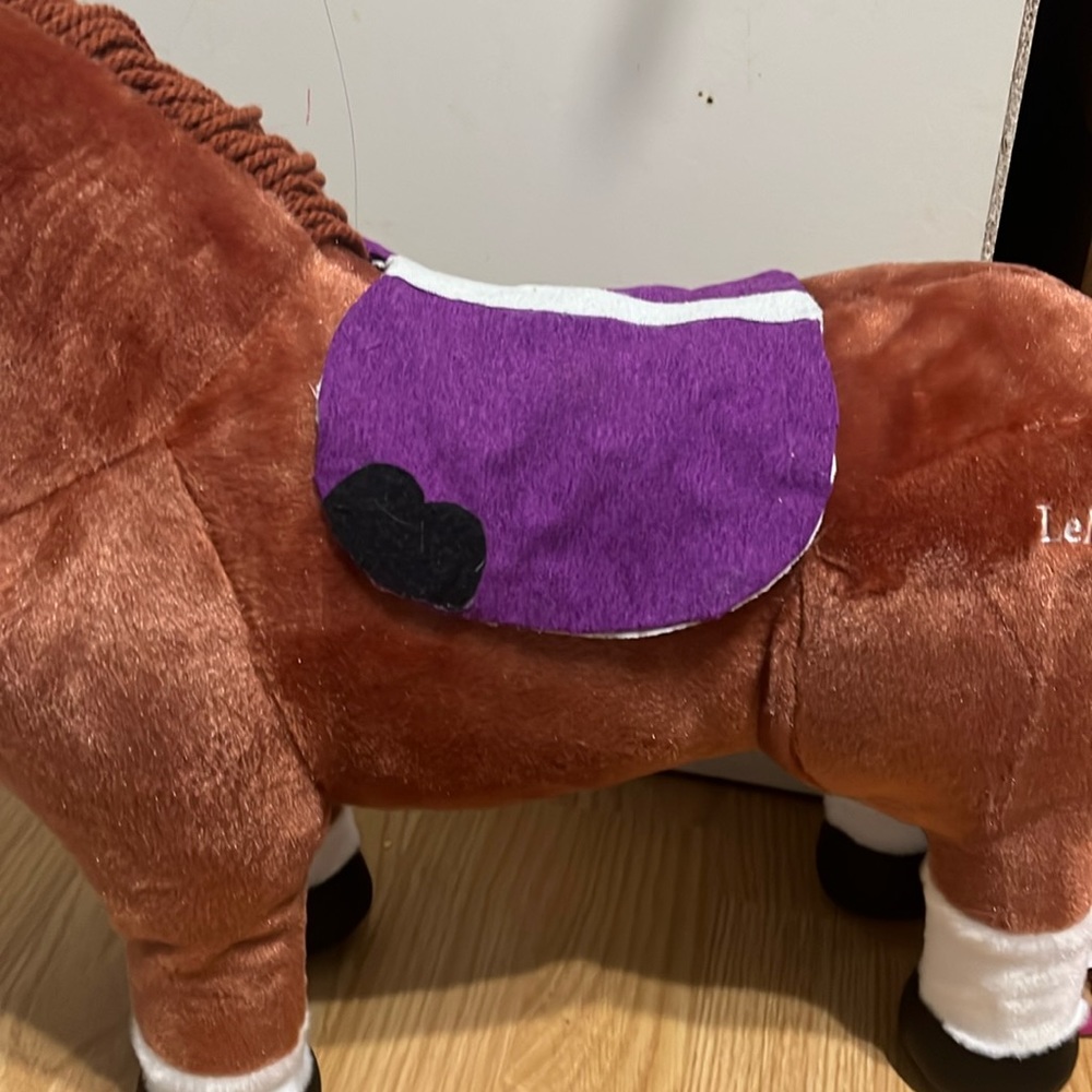 HANDMADE saddle pad made to fix the Lemieux toy pony’s MIGHT fit the crafty
